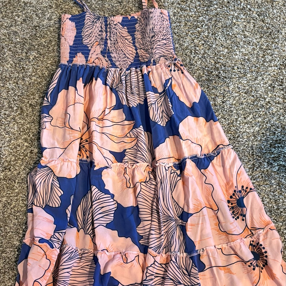 Maaji Blue and Pink Kids Casual Dress size 14